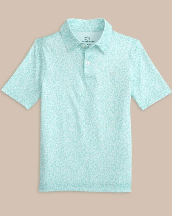 Southern Tide Kids Driver That Floral Feeling Printed Polo< Boys Polo Shirts