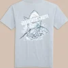 Southern Tide Kids Heather Shark Plank Short Sleeve T-Shirt< Kids T-Shirts