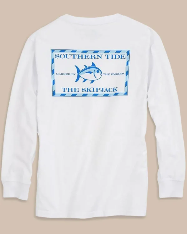 Southern Tide Kids Long Sleeve Original Skipjack T-Shirt< Kids T-Shirts