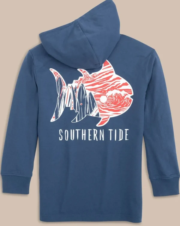 Southern Tide Kids Surfing Skipjack Hoodie T-Shirt< Kids T-Shirts