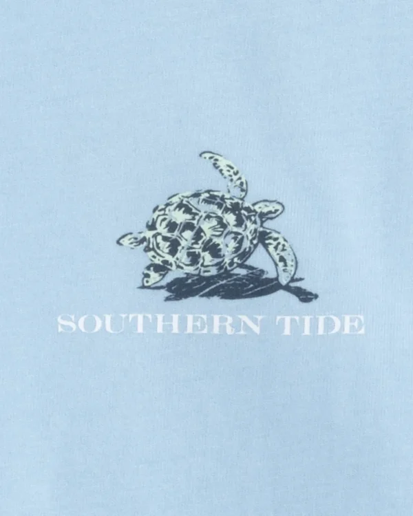 Southern Tide Kids Yachts Of Turtles Short Sleeve T-Shirt< Kids T-Shirts