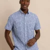 Southern Tide Leagally Frond Intercoastal Short Sleeve Sport Shirt< Sport Shirts & Button Downs