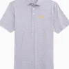 Southern Tide Lsu Tigers Driver Spacedye Polo Shirt< Polo Shirts