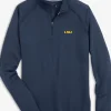 Southern Tide Lsu Tigers Scuttle Heather Quarter Zip< Outerwear