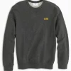 Southern Tide Lsu Tigers Upper Deck Pullover Sweatshirt< Outerwear