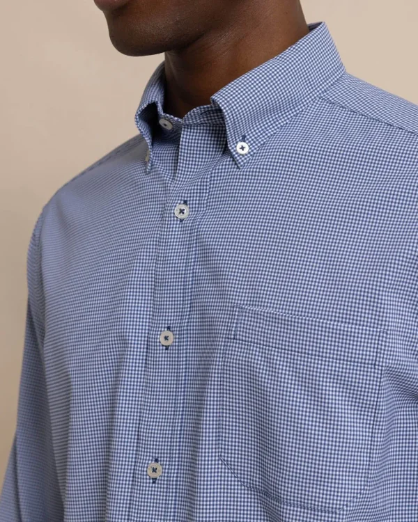 Southern Tide Micro Gingham Brrr°® Intercoastal Sport Shirt< Sport Shirts & Button Downs