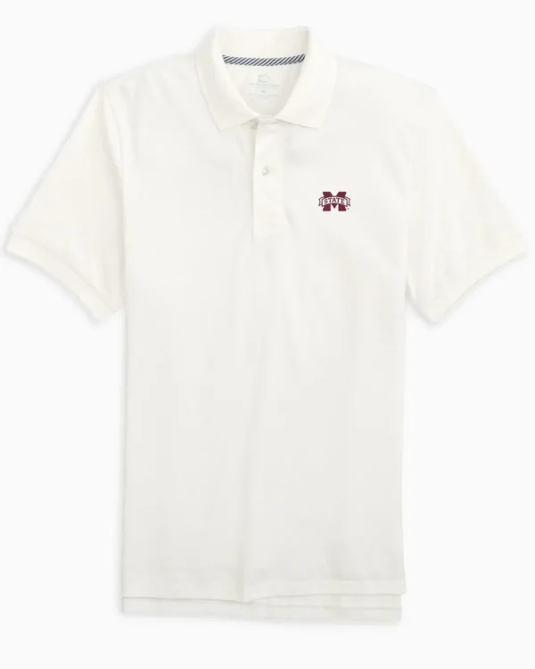 Southern Tide Mississippi State Bulldogs Skipjack Polo< Polo Shirts