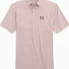 Southern Tide Mississippi State Bulldogs Driver Spacedye Polo Shirt< Polo Shirts