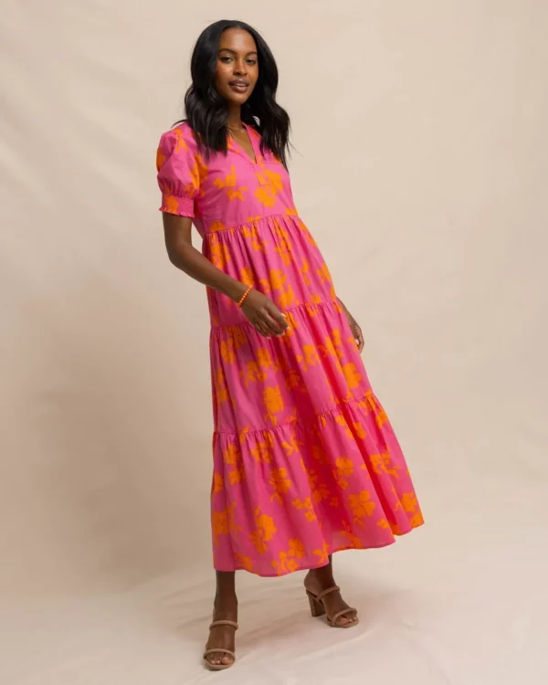 Southern Tide Nadine Tiered Cotton Lawn Maxi Dress< Dresses