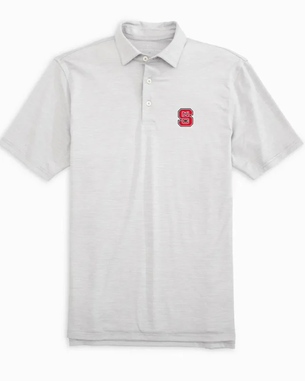 Southern Tide Nc State Driver Spacedye Polo Shirt< Polo Shirts