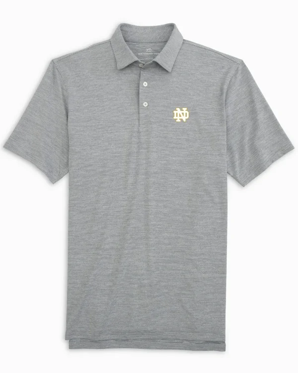 Southern Tide Notre Dame Fighting Irish Driver Spacedye Polo Shirt< Polo Shirts