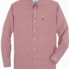 Southern Tide Oklahoma Sooners Gingham Button Down Shirt< Sport Shirts & Button Downs