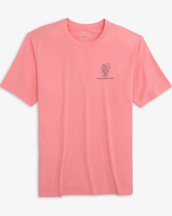 Southern Tide Pink Punch Short Sleeve T-Shirt< T-Shirts