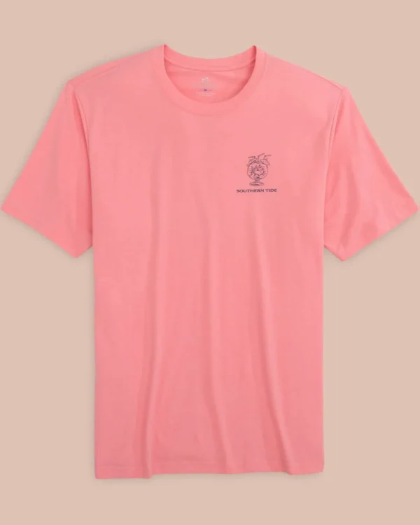 Southern Tide Pink Punch Short Sleeve T-Shirt< T-Shirts