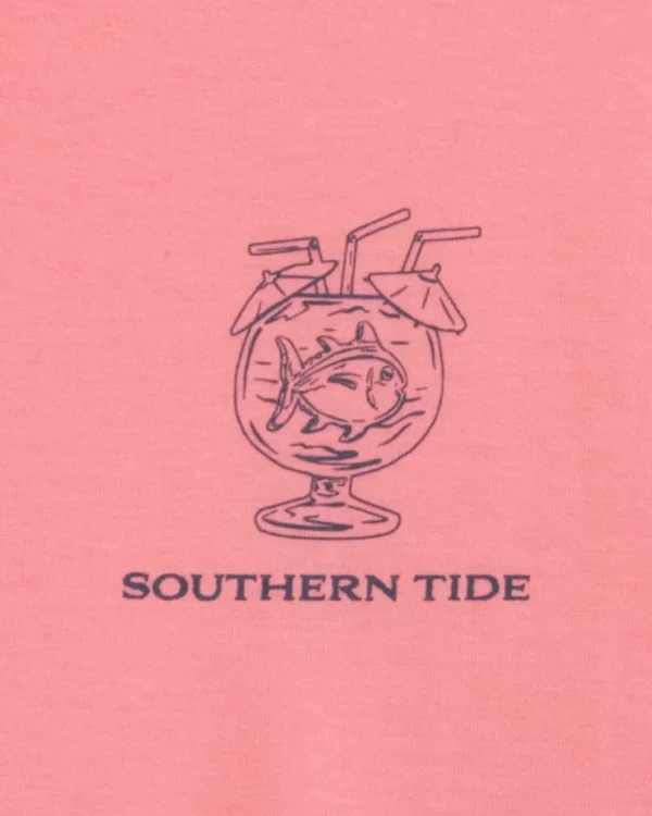 Southern Tide Pink Punch Short Sleeve T-Shirt< T-Shirts