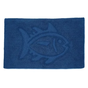 WPH Reversible Skipjack Tonal Bath Rug - 20< Towels & Bath Mats