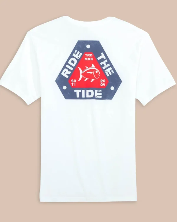 Southern Tide Ride The Tide Triangle Short Sleeve T-Shirt< T-Shirts