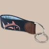 Southern Tide Rising Skipjack Embroidered Key Fob< Hats & Bags