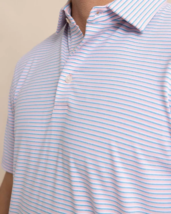 Southern Tide Ryder Heather Halls Performance Polo< Polo Shirts