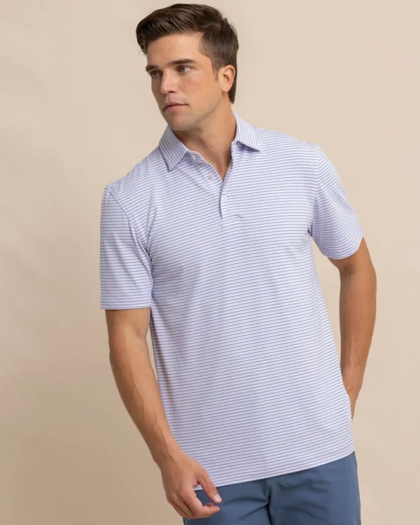 Southern Tide Ryder Heather Halls Performance Polo< Polo Shirts