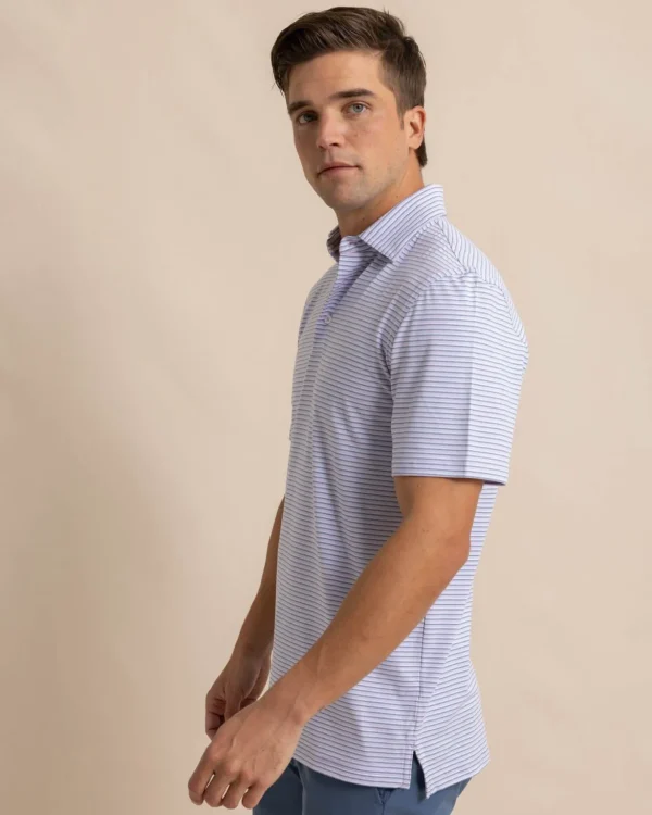 Southern Tide Ryder Heather Halls Performance Polo< Polo Shirts