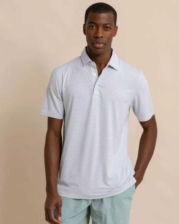 Southern Tide Ryder Heather Halls Performance Polo< Polo Shirts