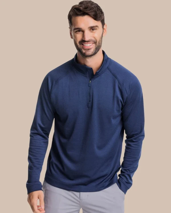 Southern Tide Scuttle Heather Performance Quarter Zip< Pullovers & Hoodies