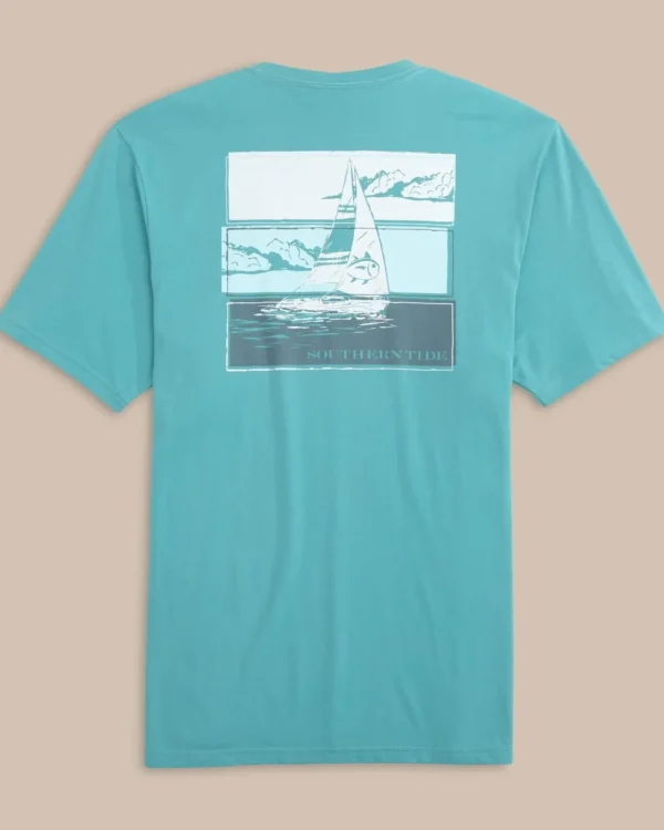 Southern Tide Set Sail Tri Short Sleeve T-Shirt< T-Shirts