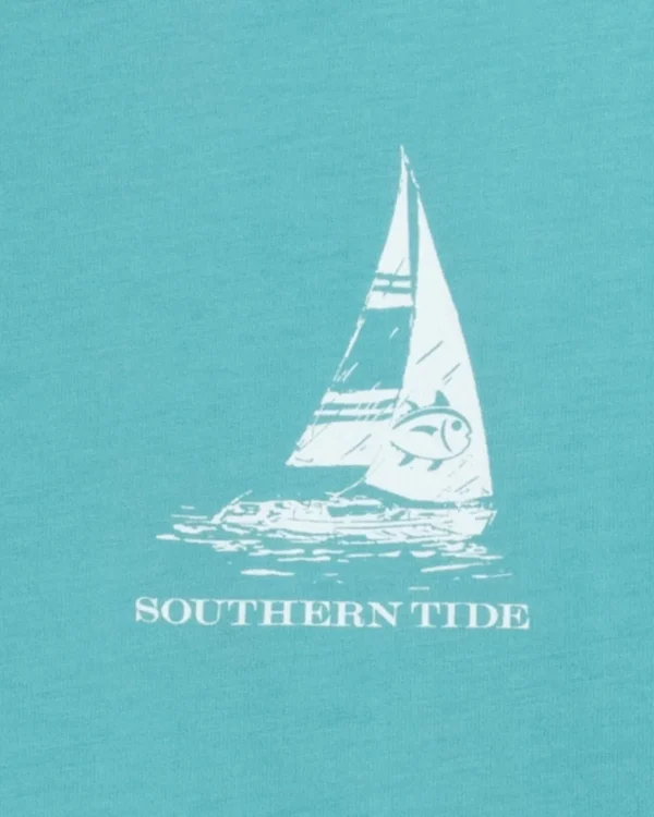 Southern Tide Set Sail Tri Short Sleeve T-Shirt< T-Shirts