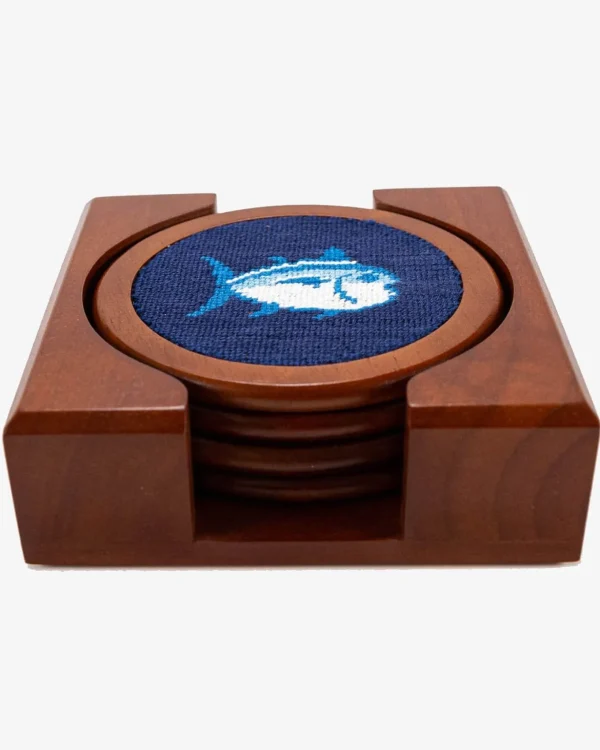 Southern Tide Skipjack Coaster Set< Drinkware