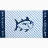 Southern Tide Skipjack Striped French Terry Beach Towel< Beach Towels