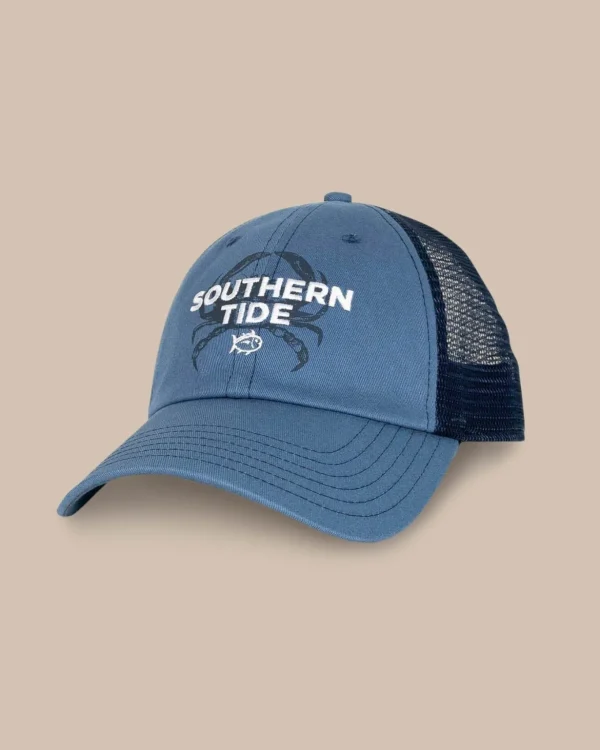 Southern Tide Crab Print Trucker< Hats & Visors