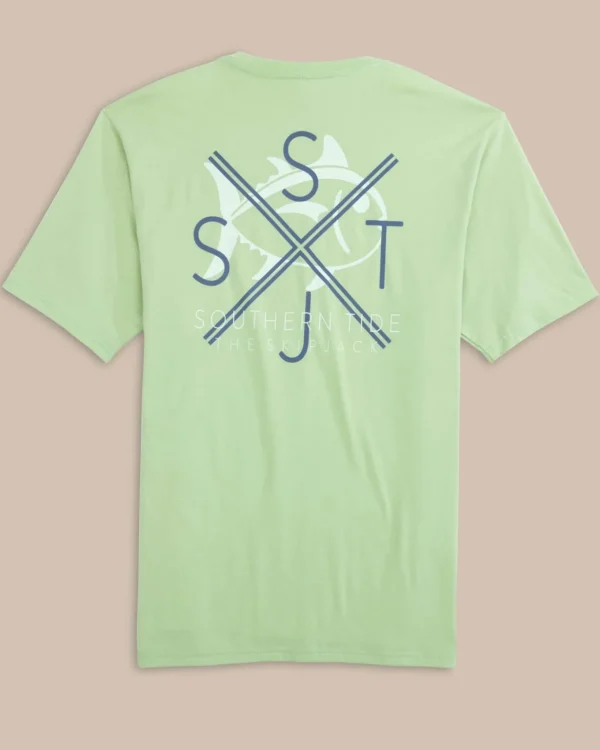 Southern Tide St Skipjack Crossed Short Sleeve T-Shirt< T-Shirts