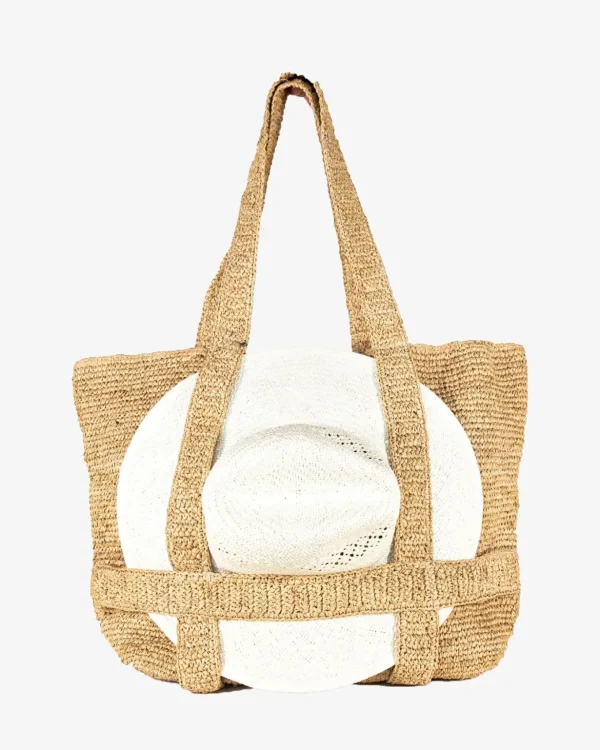 Southern Tide Straw Traveler Tote< Hats & Bags