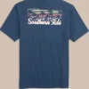 Southern Tide Striped Sunset Palms Short Sleeve T-Shirt< T-Shirts