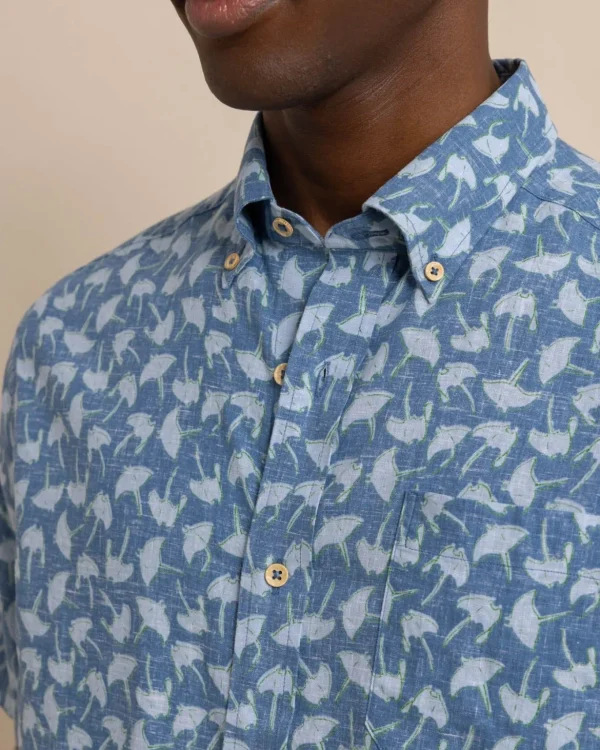 Southern Tide Summer Rays Short Sleeve Sport Shirt< Sport Shirts & Button Downs