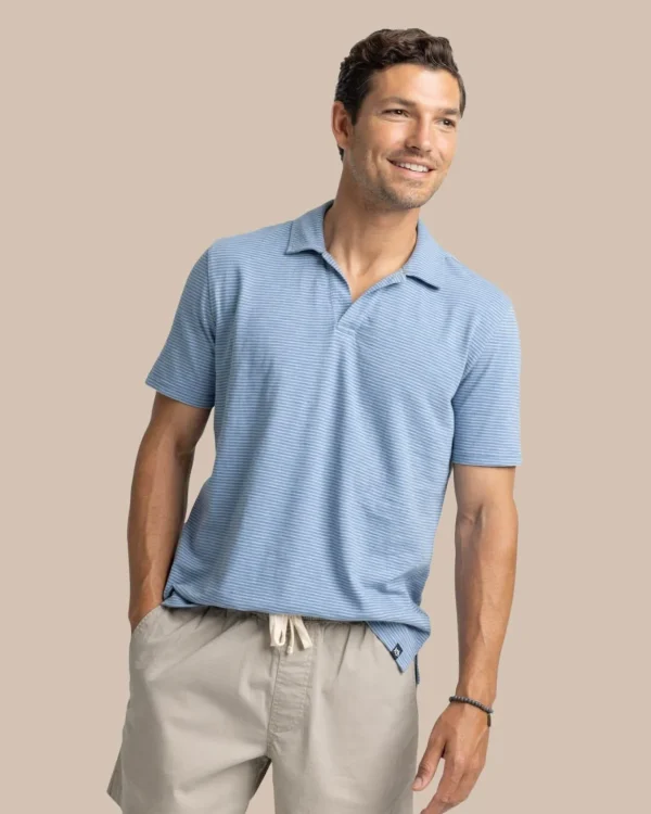 Southern Tide Sun Farer Summertree Stripe Polo< Polo Shirts