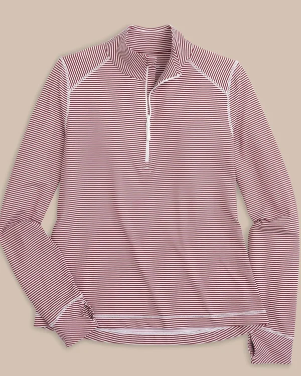 Southern Tide Team Colors Runaround Quarter Zip Pull Over< Pullovers & Jackets