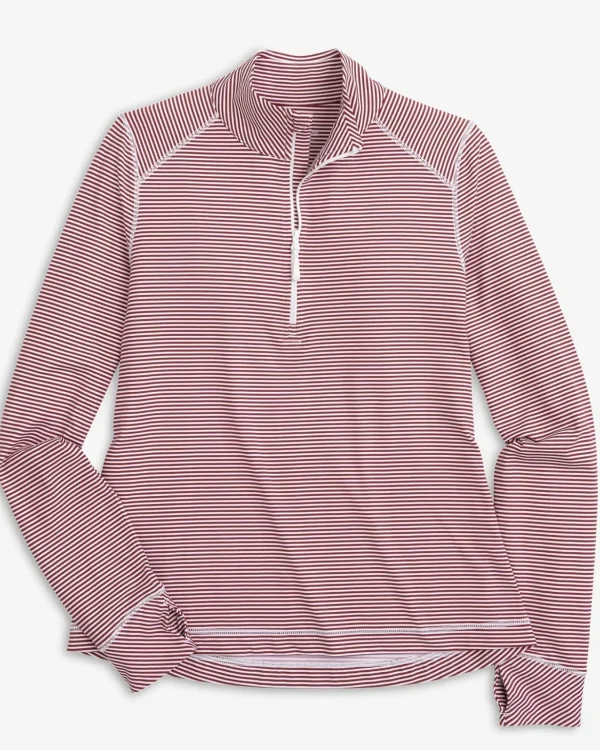 Southern Tide Team Colors Runaround Quarter Zip Pull Over< Pullovers & Jackets