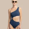 Southern Tide Texture One Shoulder One-Piece< Swimwear & Cover-Ups