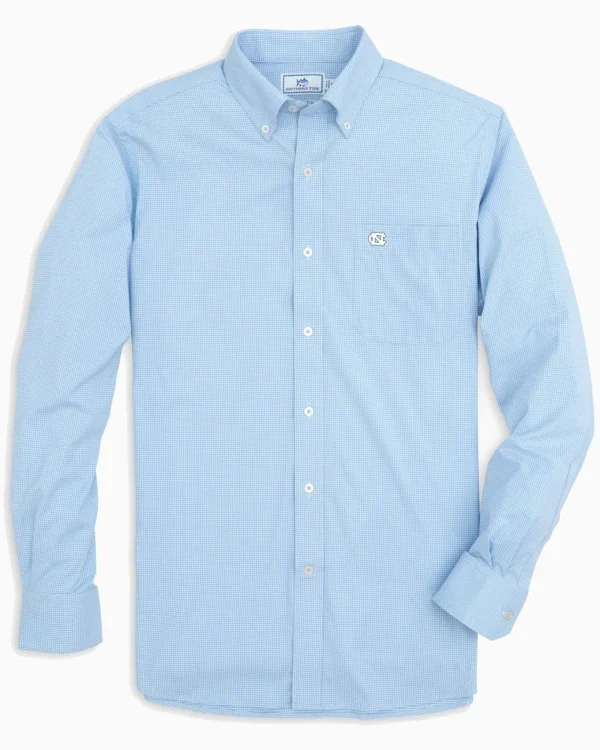 Southern Tide Unc Tar Heels Gingham Button Down Shirt< Sport Shirts & Button Downs