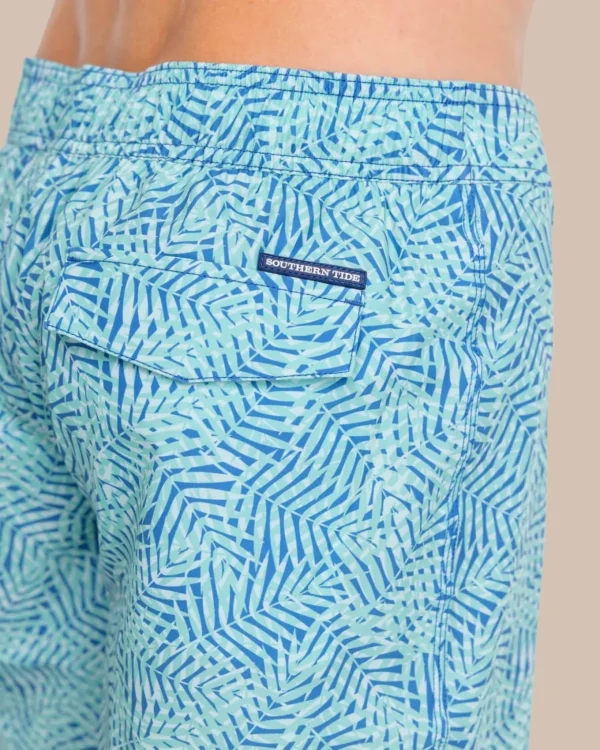 Southern Tide Vibin' Palm Printed Swim Short< Swim