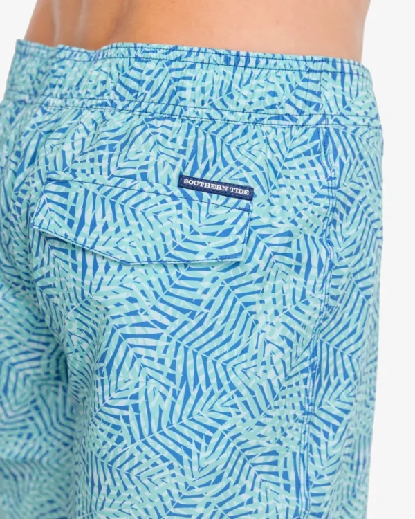 Southern Tide Vibin' Palm Printed Swim Short< Swim