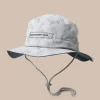 Southern Tide Waterway Camo Print Performance Sun Hat - Grey< Hats & Visors