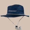 Southern Tide Waterway Camo Print Performance Sun Hat - Navy< Hats & Visors