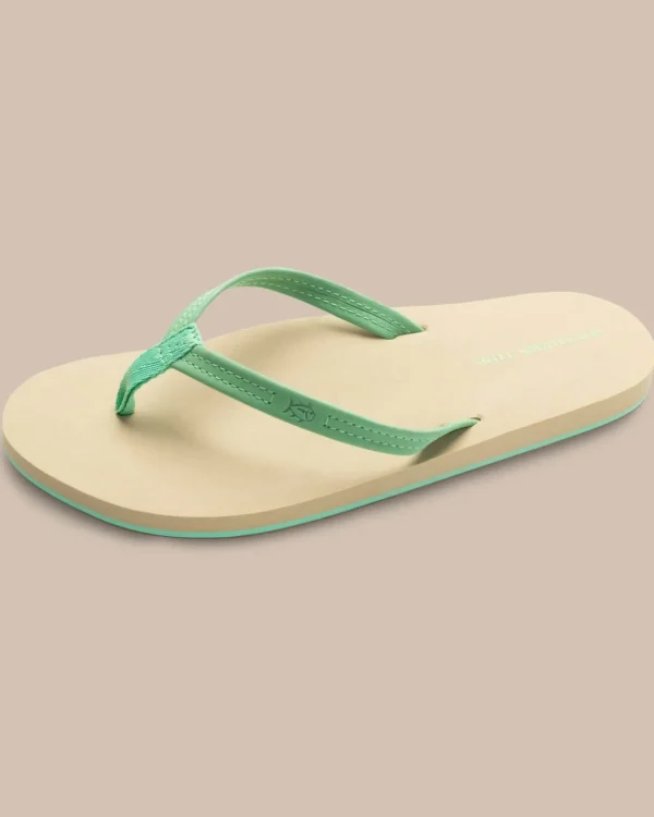 Southern Tide Womens Leather Weekend Flipjacks< Sandals And Flipjacks®