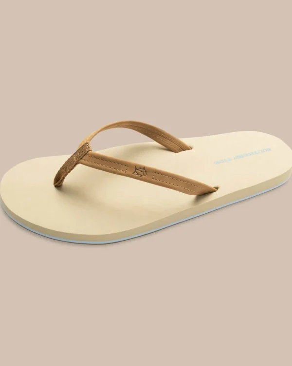 Southern Tide Womens Leather Weekend Flipjacks< Sandals And Flipjacks®