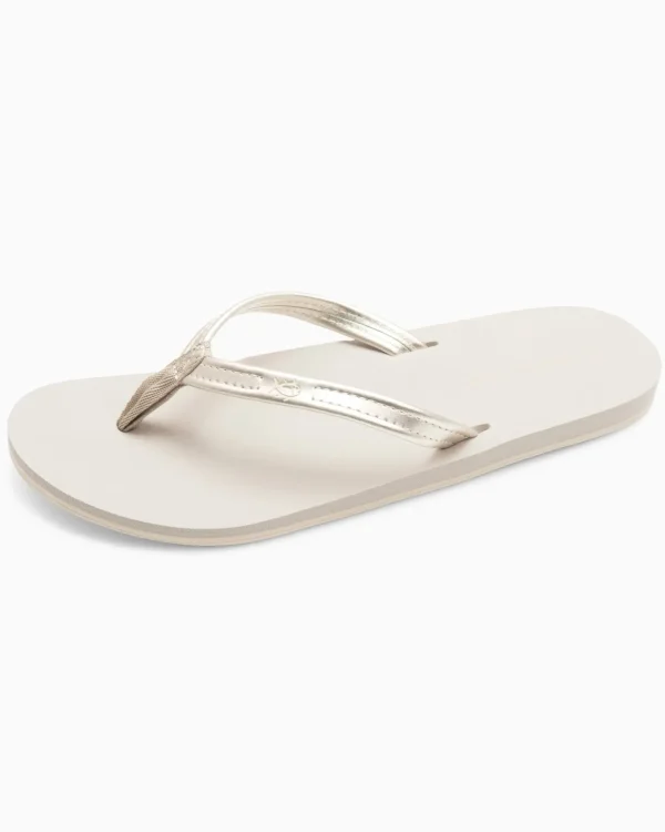 Southern Tide Women'S Weekend Leather Flipjacks< Sandals And Flipjacks®