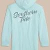 Southern Tide Youth Letterpress Skipjack Long Sleeve Hoodie T-Shirt< Kids T-Shirts